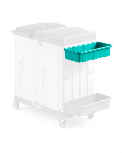 Bac latéral sur chariot de maintenance