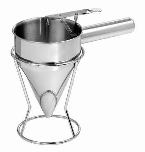 Portionneur de pâte à crêpes et gaufres sur socle hygiénique