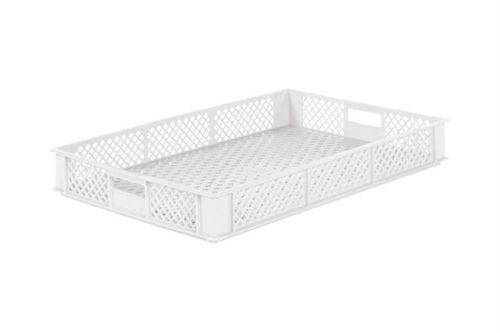 Bac de stockage blanc gerbable