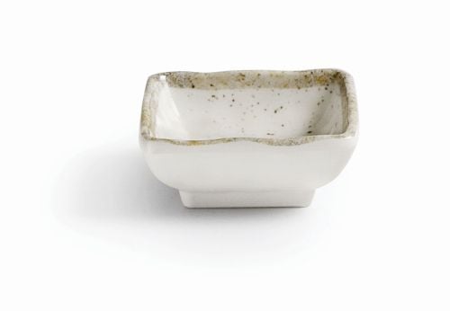 Bol à sauce en mélamine avec liseré beige