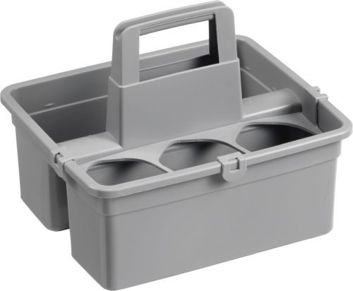 Cassette porte flacons grise