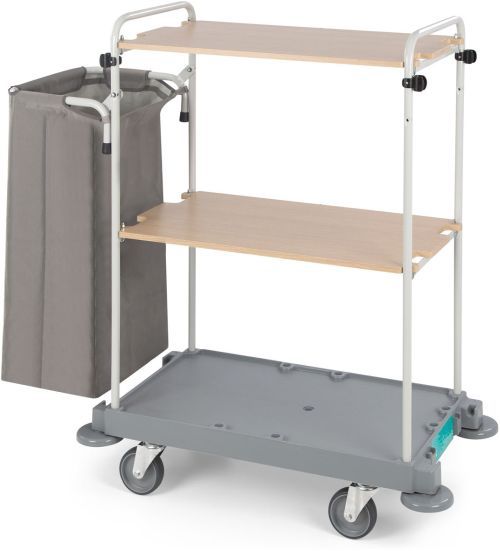 Chariot hôtelier économique modulable avec sacs 90L