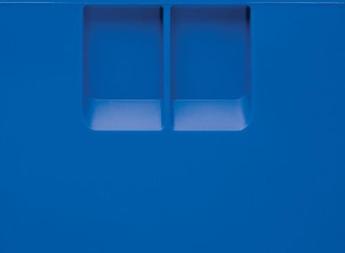 Couleur de casier de lavage bleu pour 25 verres