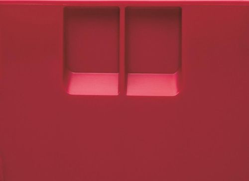 Couleur de casier de lavage rouge pour 25 verres