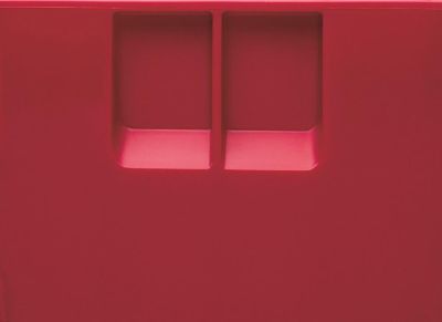 Couleur de casier de lavage rouge pour 49 verres