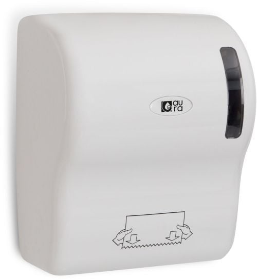 Distributeur de rouleau d'essuie mains découpe automatique