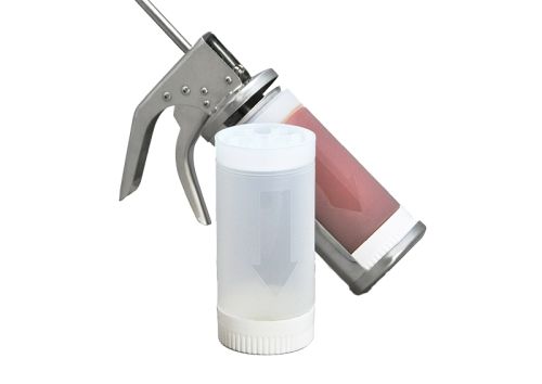 Bouteille FIFO sur pistolet à sauce épaisse