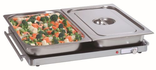 Plaque chauffante avec bacs gastro