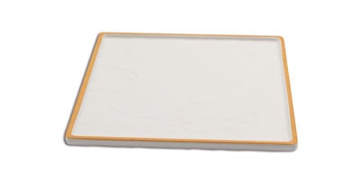 Plat carré en mélamine 23 X 23 cm