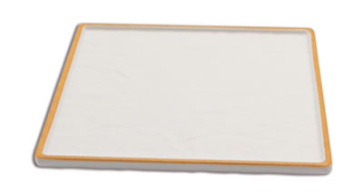 Plat carré en mélamine 26 X 26 cm