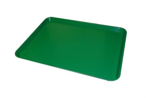 Plateau ABS alimentaire supermarché 580 X 410 vert