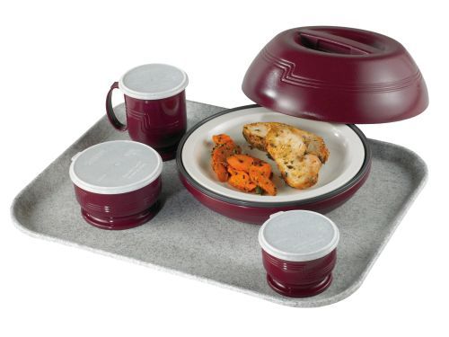 Plateau antibactérien à rebord élevé pour utilisation intensive