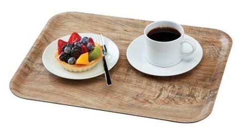 Plateau stratifié pour service en chambre - Olivier clair