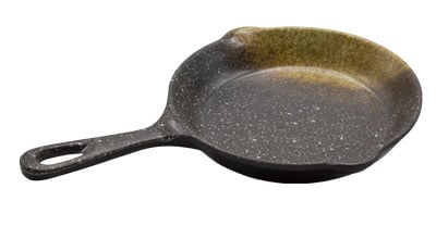 Poêles de présentation en mélamine – Ø 17 ou 22 cm