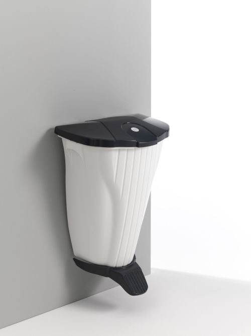 Poubelle murale design avec pédale