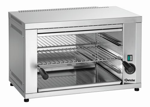 Salamandre électrique inox professionnelle – mono/triphasé