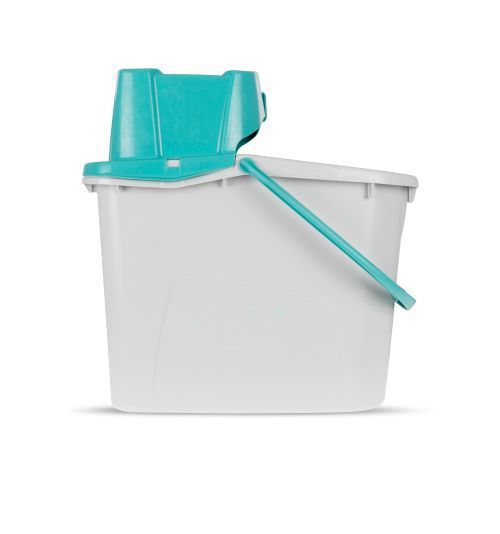 Seau de lavage Junior avec presse et anse verte
